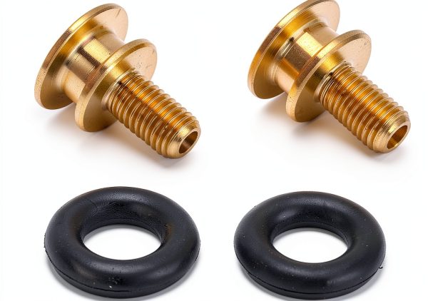 Crank Arm Bolt,Square Hole Center Shaft Fixing Screw Titanium Alloy Mountain Bike Crank Bolt Bottom Bracket Screw M8x15mm-4