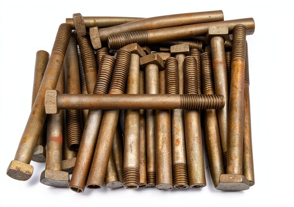 (10) Square Head 5/8-11 x 7 Bolts Unplated A307 15/16" Sq-0